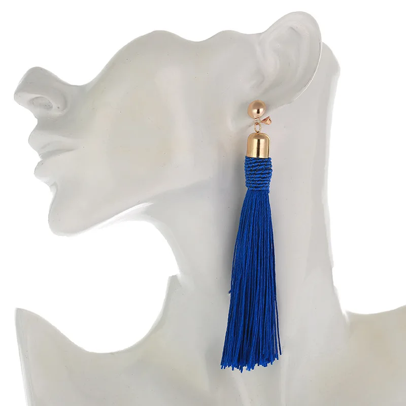 1 пара серьги ювелирные изделия Новые ручной работы с кисточками в богемном стиле