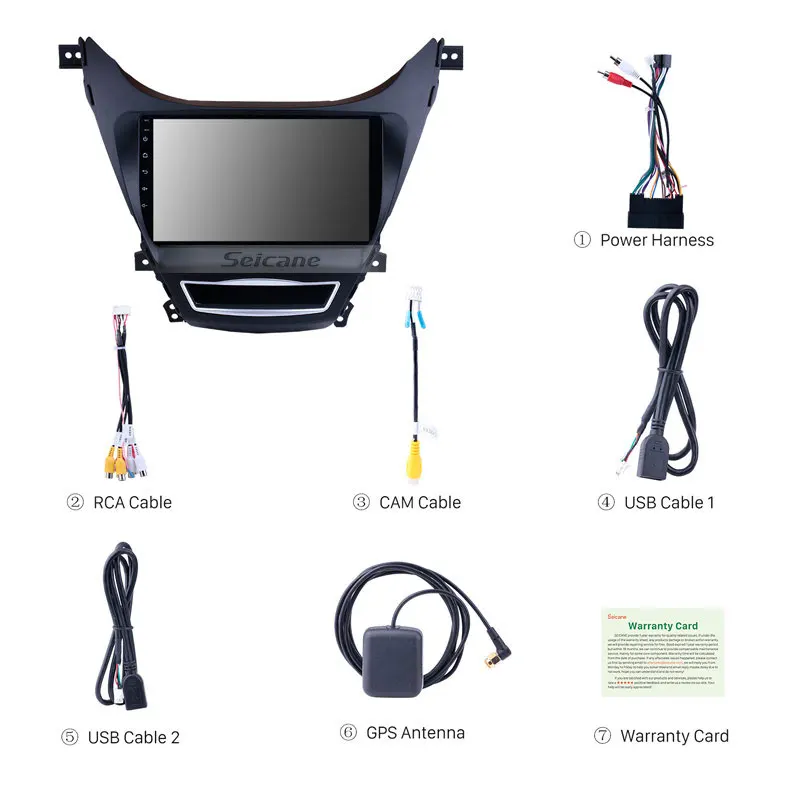 Seicane Android 8 1/7 1 9 дюймов 2 DIN GPS автомобильное радио ядерный WiFi мультимедийный