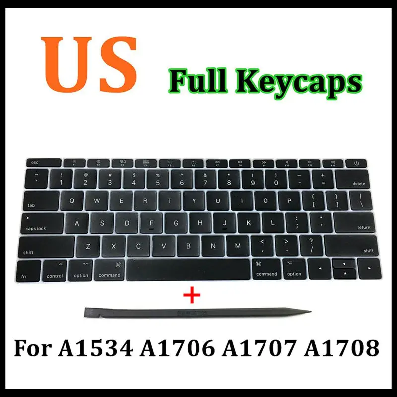 Полный комплект ключей от клавиатуры Faishao колпачки для Macbook Pro Retina 13 &quot15&quot A1706 A1707