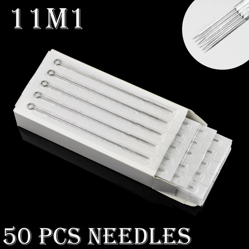 50Pcs disposable tattoo needle SINGLE STACK MAGNUM 5/7/9/11/13/15/17M1 Stainless Steel needles Tattoo equipment free shipping | Красота и