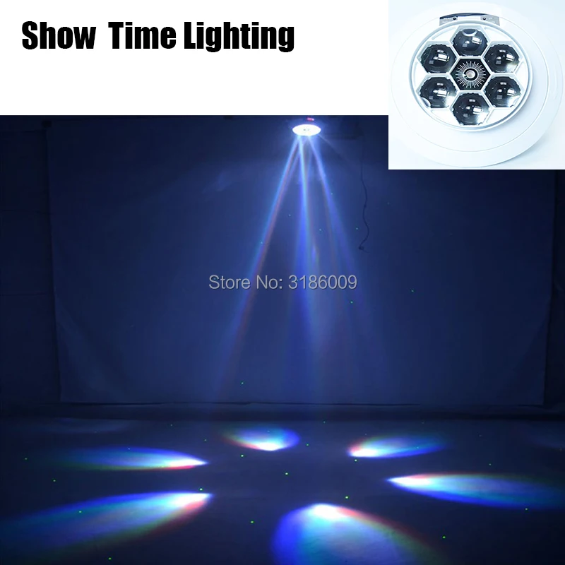 

SHOW TIME Led Bee Beam Laser DJ 6X12W RGBW Bee Eye Moving Head With Laser Mini Led Stage Lighting High Bright