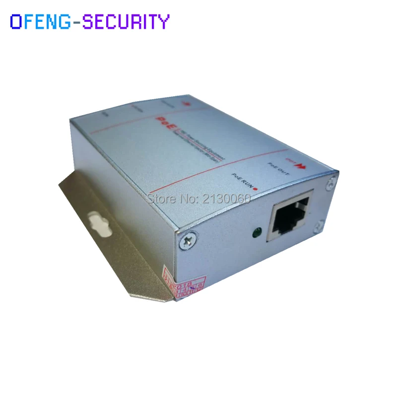 10 шт./лот Однопортовый гигабитный PoE инжектор 30 Вт 2x RJ45 порты 1x входной порт