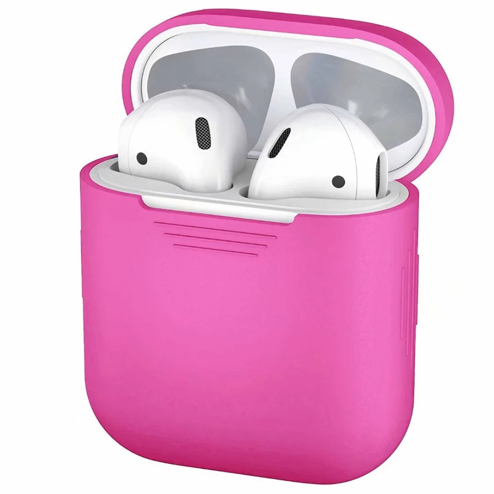 Мягкий силиконовый чехол для Airpods ударопрочный защитный наушников iphone X XS MAX XR