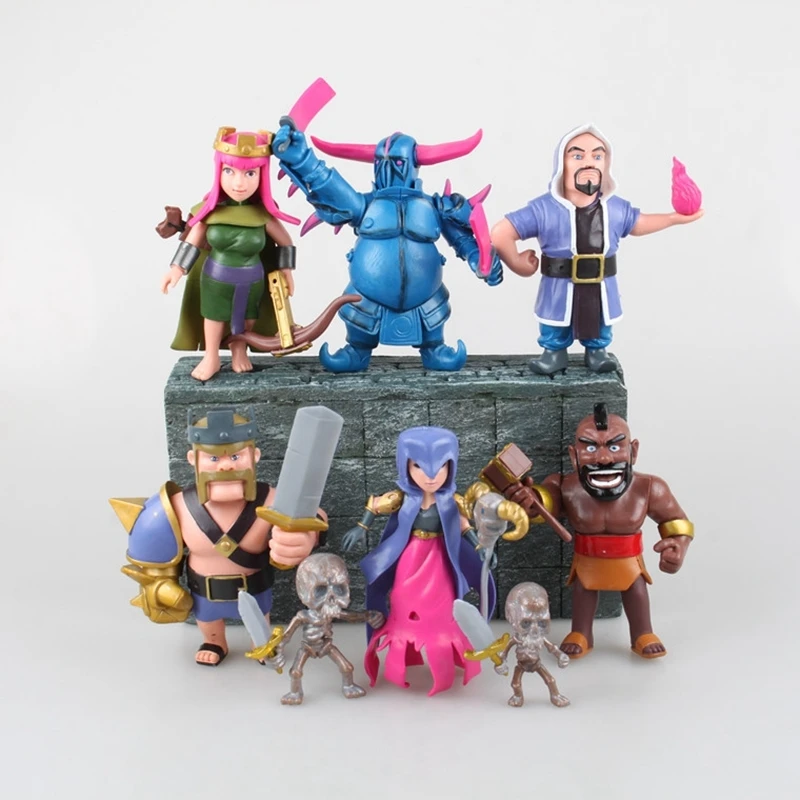 Soul Game King Archer queen Hog Rider Peka Witch Wizard экшн фигурка игрушка куклы игрушки Коллекционная