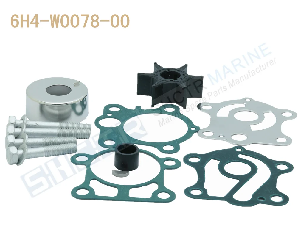 

SHCTR Water Pump & Impeller Kit for OEM 6H4-W0078-00,Sierra 18-3429,40/50HP
