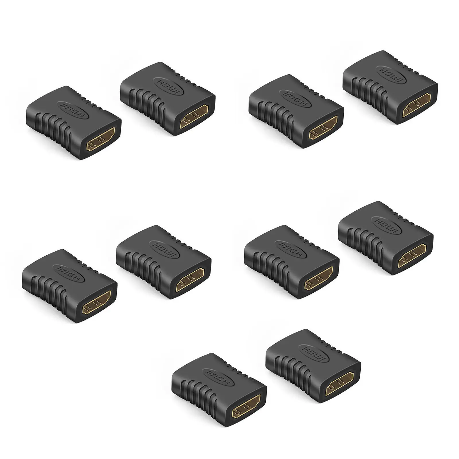 10 шт. Hdmi Женский к женскому муфте удлинитель адаптер разъем F для Hdtv Hdcp| |