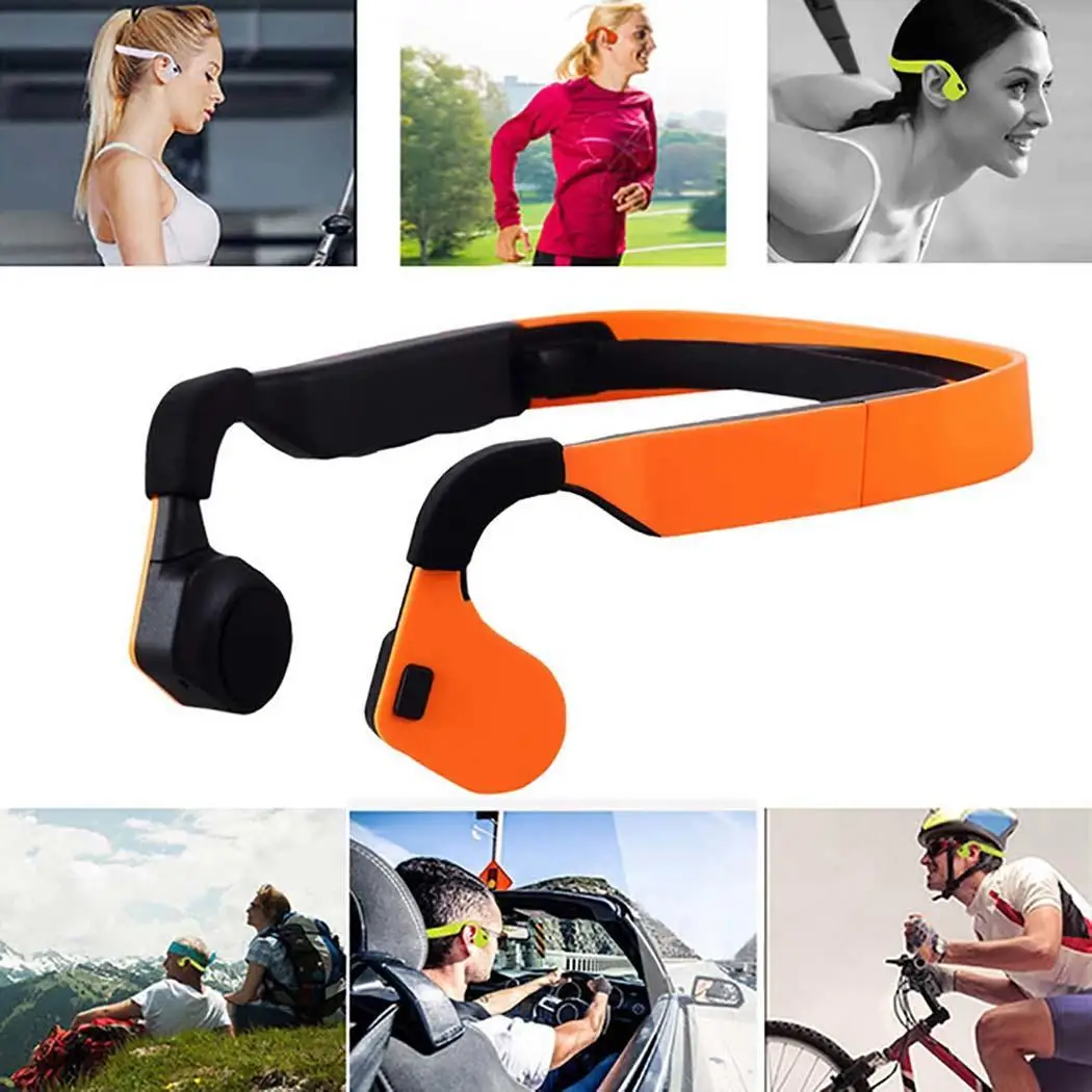 Костная проводимость Спортивная гарнитура стерео Беспроводная Bluetooth 120 часов 32