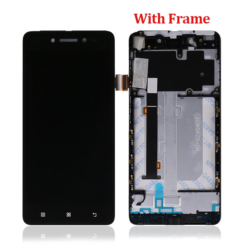 10 шт./лот для Lenovo S90 ЖК дисплей сенсорный дигитайзер в сборе с рамкой K90 T U A|Экраны