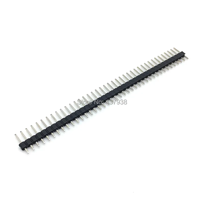 200 шт. 40 Pin 1x40Pin 2 54 мм Однорядный наружный штырьковый коннектор для печатной платы