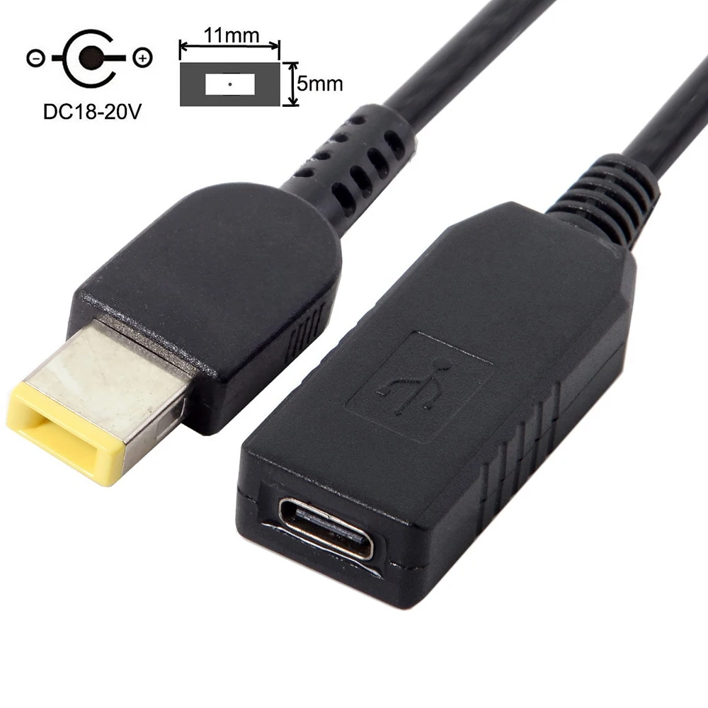 Usb 3 1 Type C к Dc 20V 11 5 0 мм для Dell Hp Power Plug Pd эмулятор триггер нагрузки кабель ноутбука