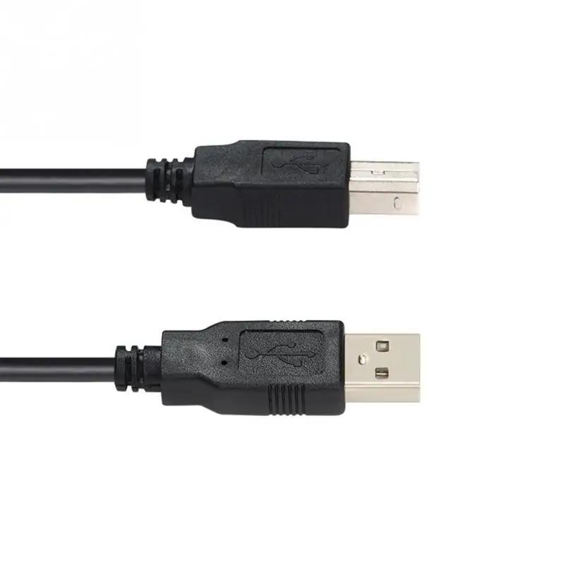 1 м профессиональный черный USB печатная линия 2 0 Провод A до B Высокий рот принтеры