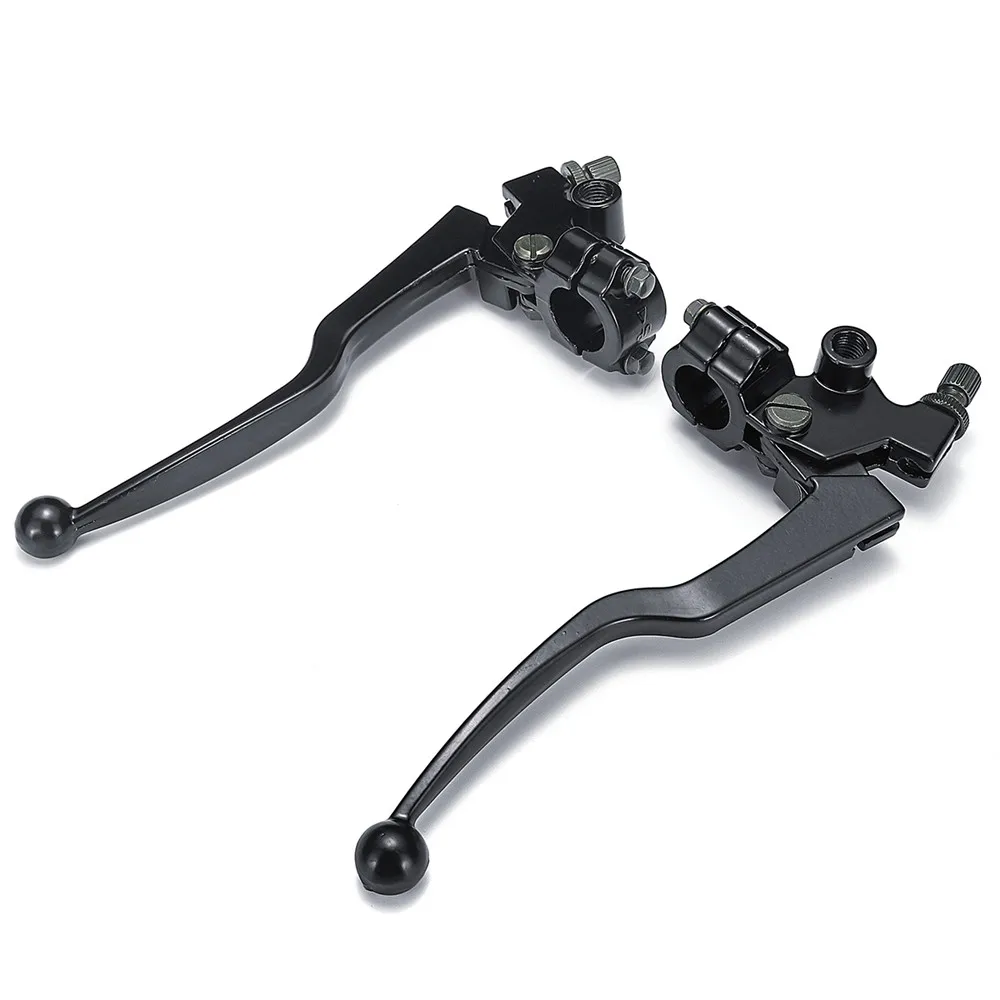 

Pair Motorcycle Brake Clutch Levers Black For Honda CG 125 Aluminum Alloy Motorbike Brake & Clutch Lever Cable Front Brake
