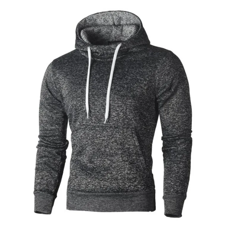 Толстовка Для мужчин s фирменные толстовки одноцветное Цвет Slim Fit с капюшоном