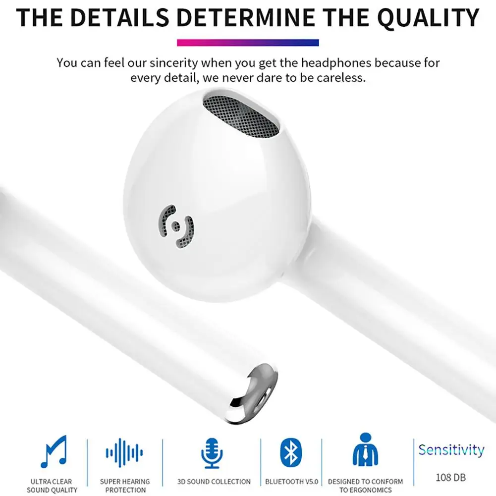 

TWS X8T Wireless Bluetooth 5.0 Headset Binaural Automatic Connection Earphone With 3000mAh Large Capacity Charging Case