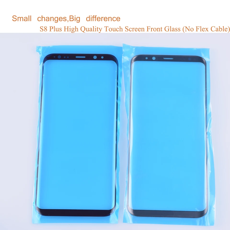10 шт./лот для Samsung Galaxy S8 g950 G950F Plus G955F сенсорный экран передняя стеклянная панель