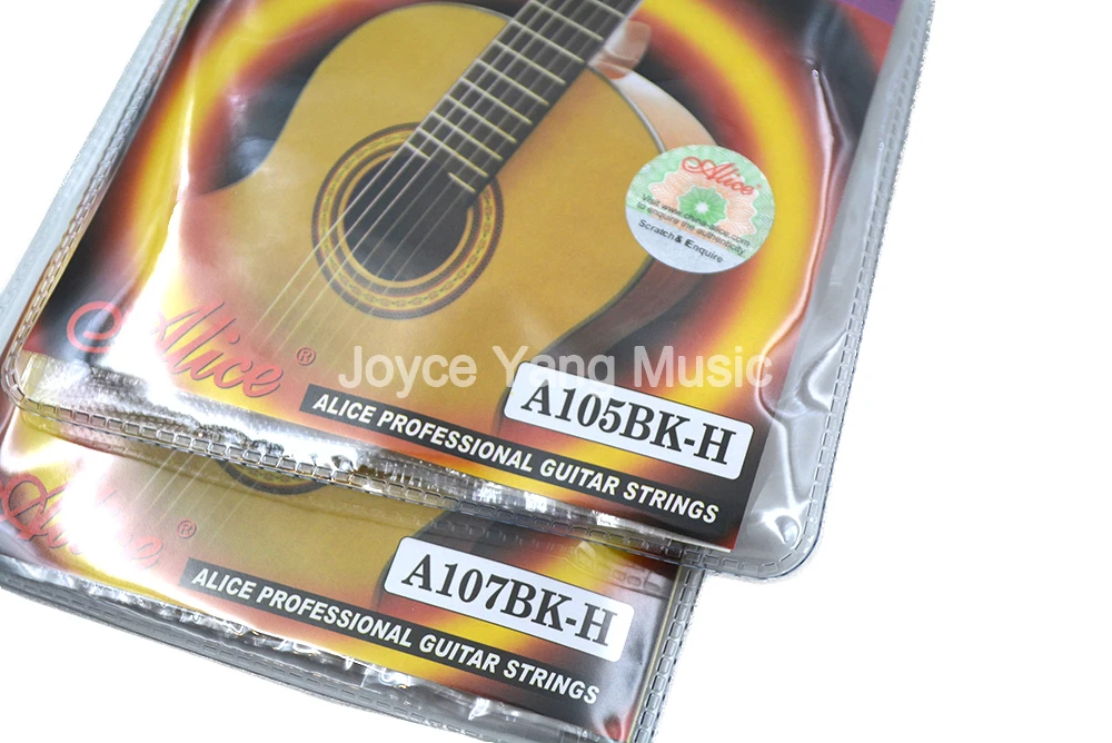 10 Sets of Alice A105/A107BK-H Black Nylon Strings Classical Guitar 1st-6th Free Shipping Wholesales | Спорт и развлечения