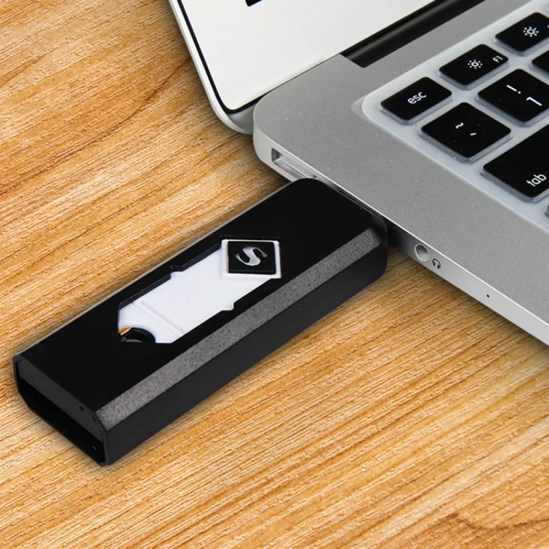 1 шт. ветрозащитная Бездымная беспламенная зажигалка с зарядкой от USB электронные