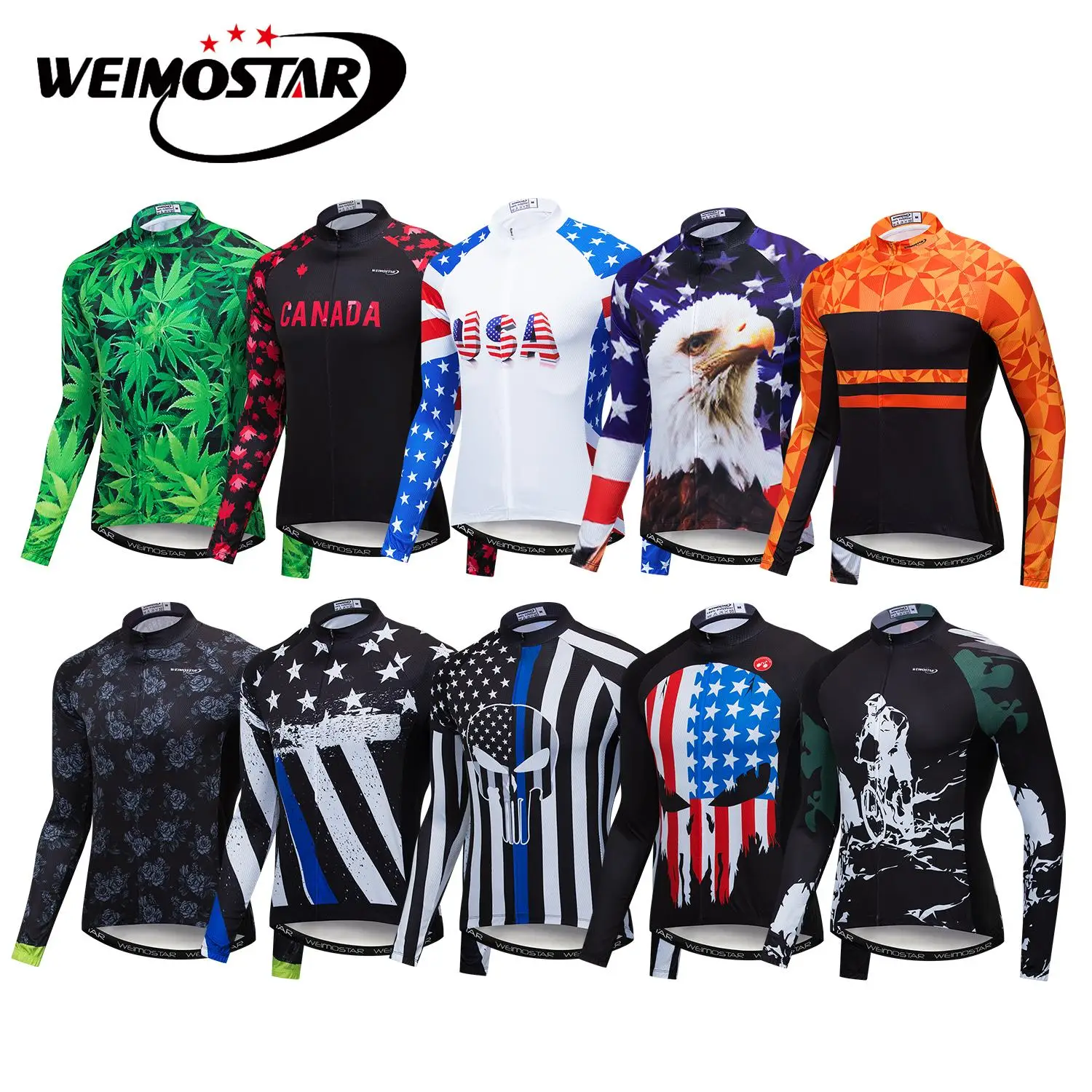

Winter Men Cycling Jersey Bike Shirts Road MTB Bicycle Riding Ropa Ciclsimo Breathable Outdoor Sports Bike Jerseys