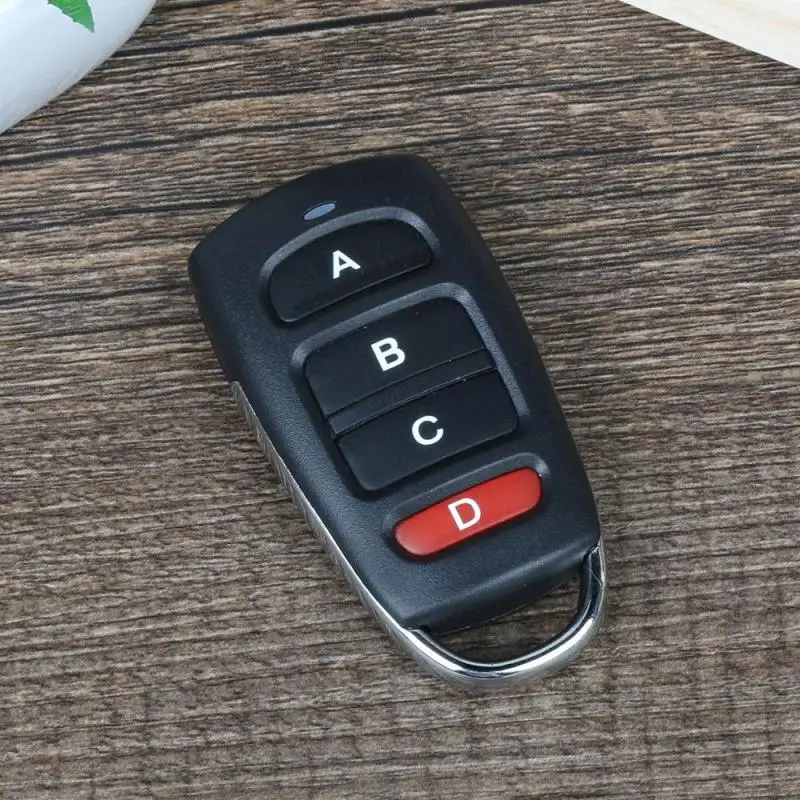 433mhz DC 12V 4 Button Learning RF Transmitter Remote Control Switch For Gate Garage Door Security Alarm Key Fob Car | Электроника