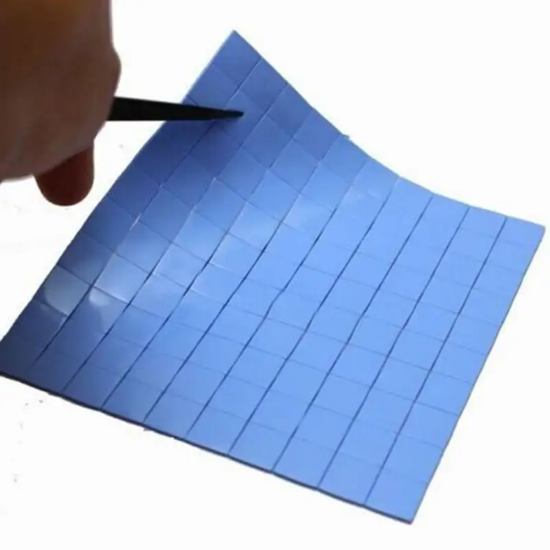 NEW 2019 High Quality 10mm*10mm*1mm 100 pcs Thermal Pad GPU CPU Heatsink Cooling Conductive Silicone HOT | Компьютеры и офис