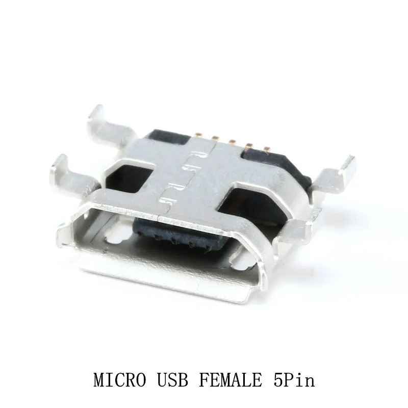 10 шт. Micro USB 5pin B Тип 0 8 мм Гнездовой разъем для мобильного телефона штекер Mini