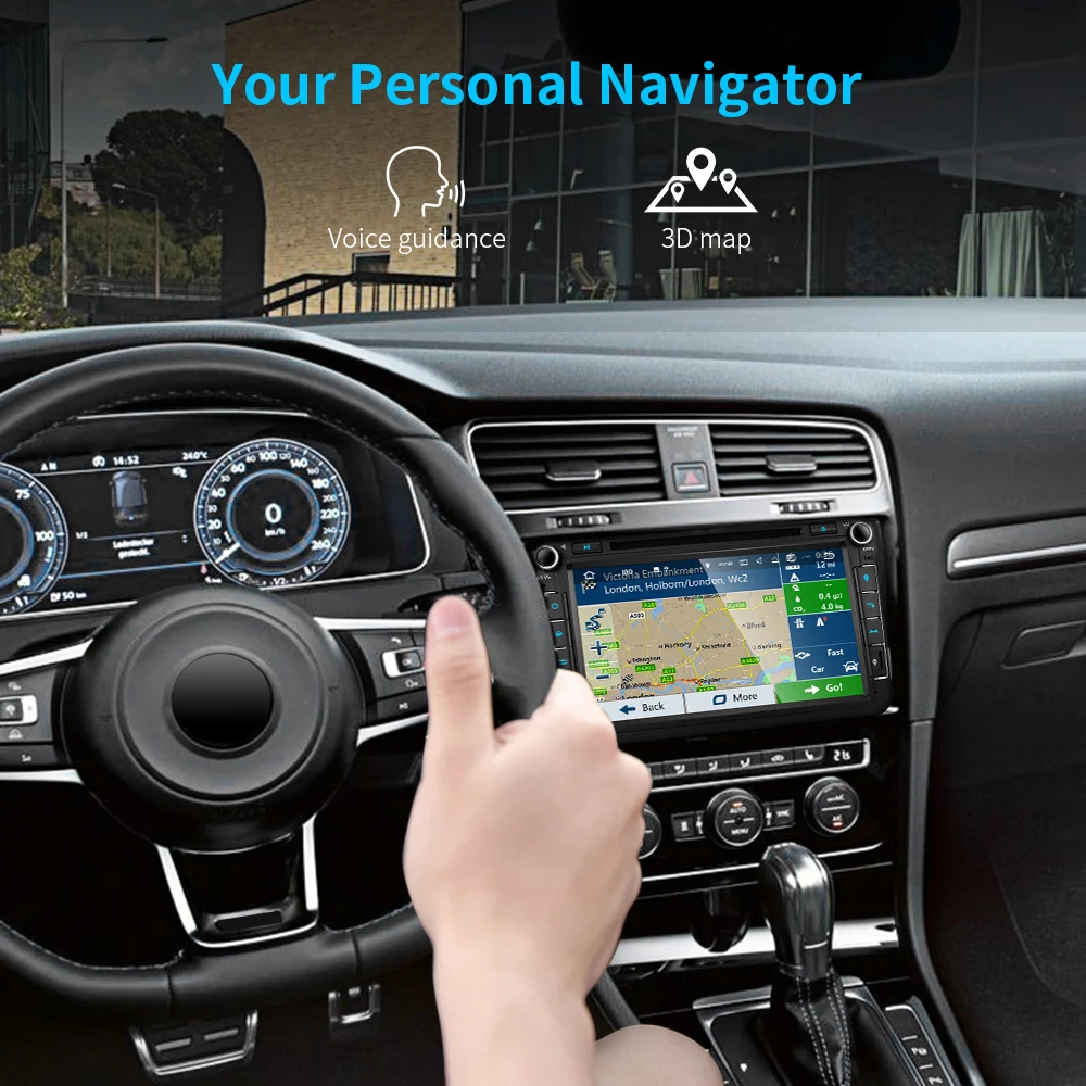 ZEEPIN WG8015 8 дюймов 2 Din Автомобильный мультимедийный плеер Android 0 Восьмиядерный dvd GPS