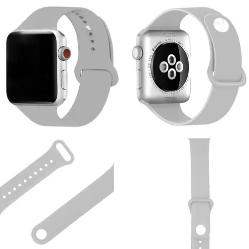 Силиконовый сменный ремешок для часов Apple Watch iWatch Series 3 2 1 42 мм/38 мм Горячие