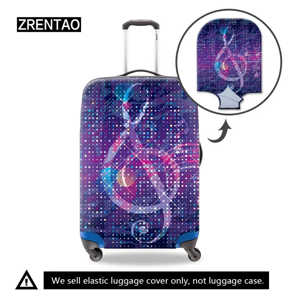 

Waterproof Music Elastic Fabric Luggage Protective Cover,Suitable18-32 Inch,Trolley Case Suitcase Dust Cover Travel Accessories