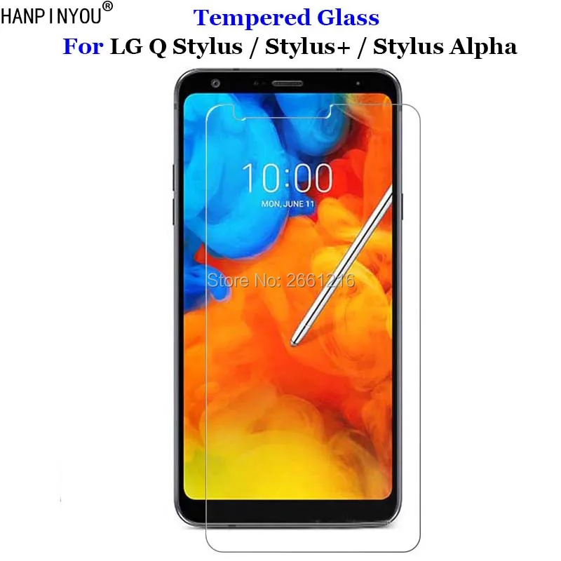 Для LG Q Stylus Plus/Alpha жесткое закаленное стекло 9H 2.5D Премиум защитная пленка для Plus 6