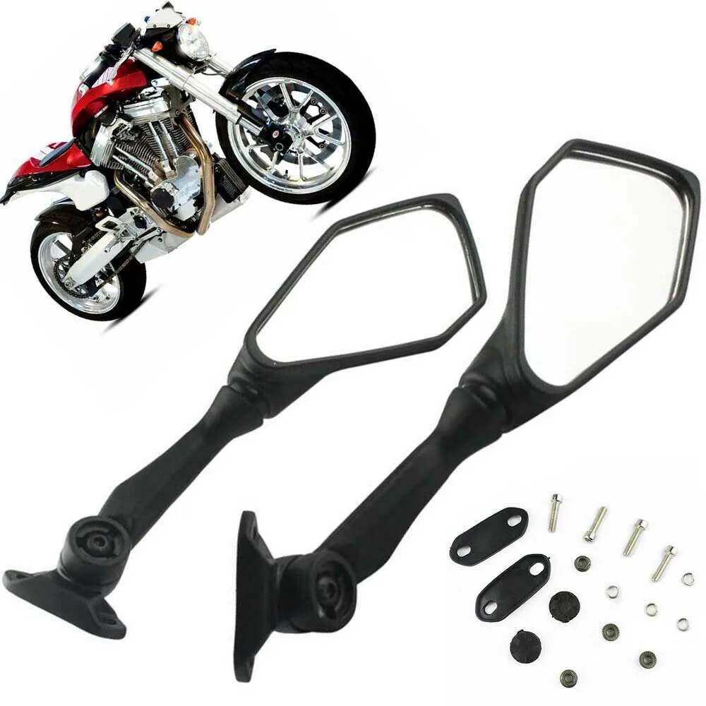Боковые зеркала заднего вида для Kawasaki Ninja 300R/EX300 ABS/ZX6R 636 2013 15 1 пара|Зеркала и