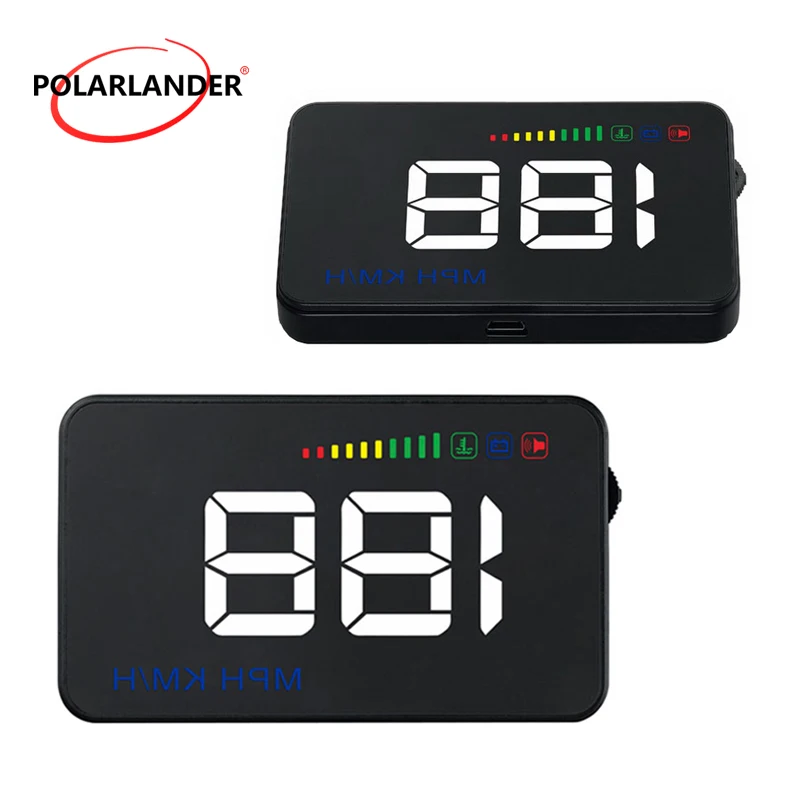 Дисплей A500 HUD диагональю 3 5 дюйма с поддержкой OBD2/ EUOBD | Автомобили и мотоциклы