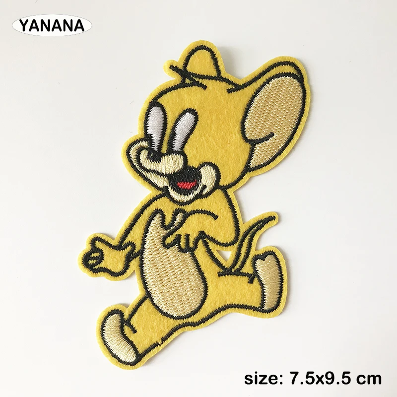 Джерри Мышь знак патч Эмблема на ткани одежды DIY Одежда гладить одежду | Дом и сад