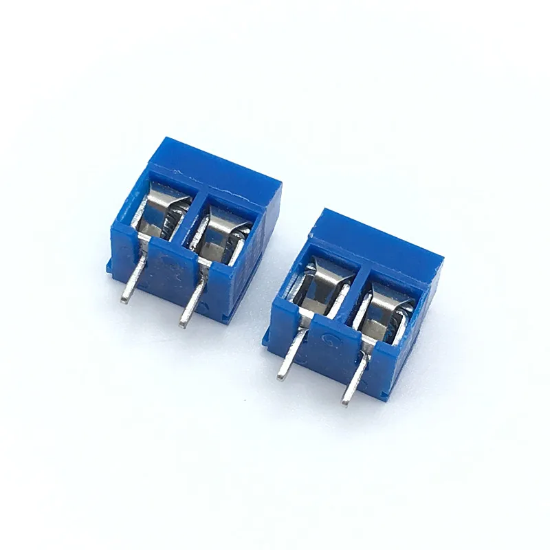 20 шт./лот винт KF301 3P 2Pin 5 мм прямой штифт Клеммная колодка PCB синий и зеленый |