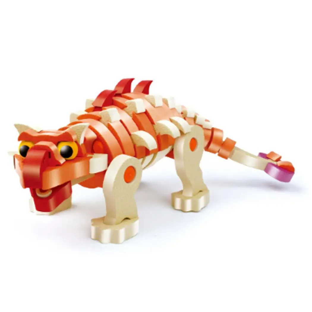3D головоломка динозавр модель DIY монтажные блоки здания&gt лет картина