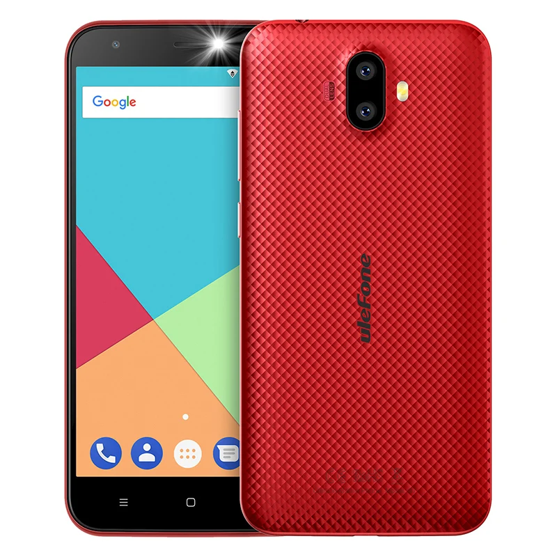 Ulefone S7 3G смартфон с 5 дюймовым дисплеем четырёхъядерным процессором MTK6580 ОЗУ 1 ГБ