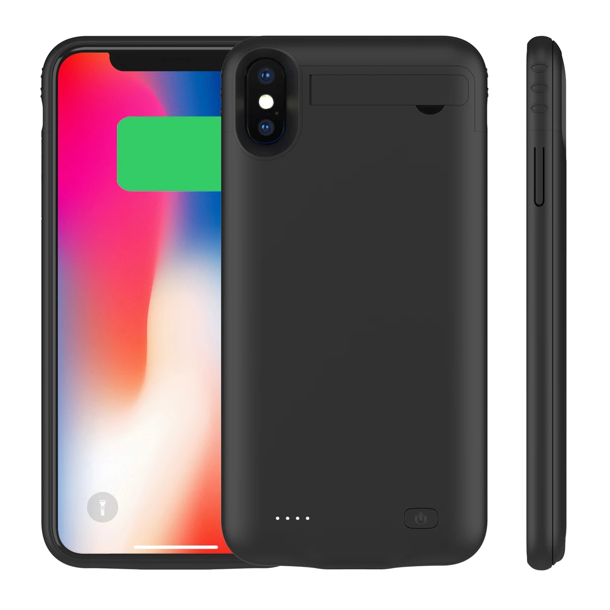 Для iPhone Xs аккумулятор Max Зарядное устройство Дело 5200 mAh Перезаряжаемые Мощность
