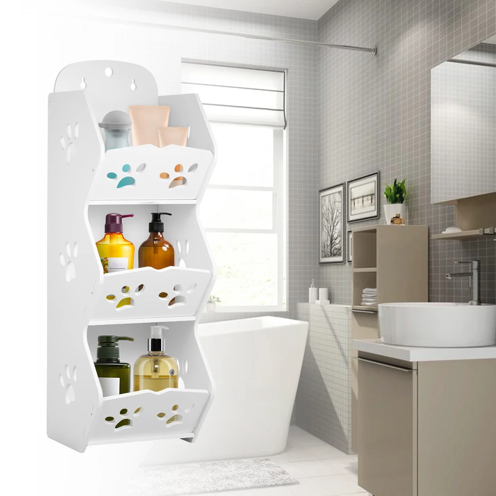 

3-Tier Storage Organizer Shelf DIY Set Detachable Washable Storage Shelf