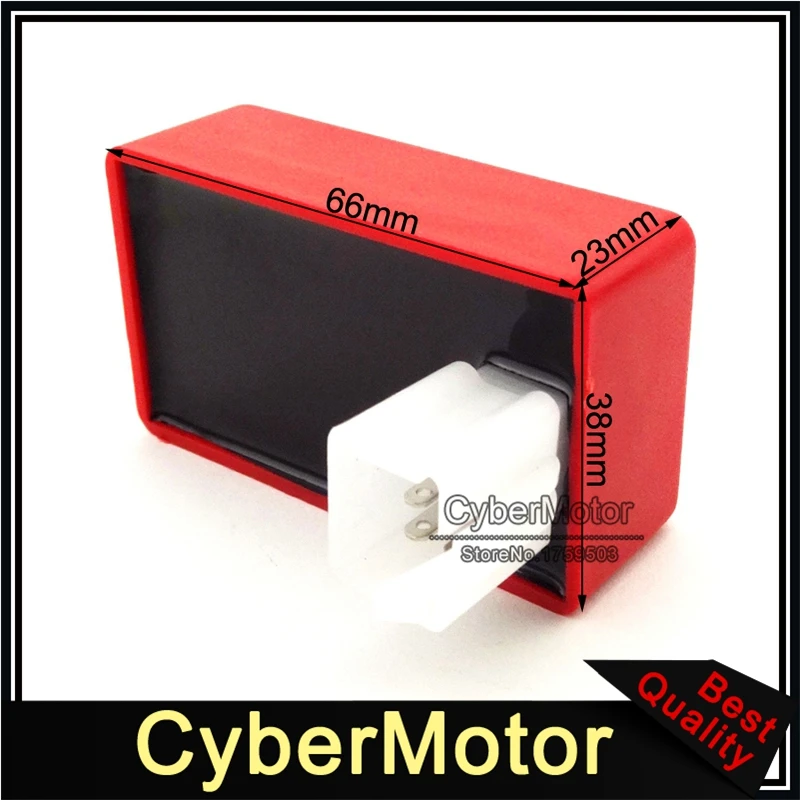 Мотоцикл Красный 5 Pin зажигания AC CDI Коробка для XR50 CRF50 50cc 70cc 90cc 110cc 125cc велосипед ямы