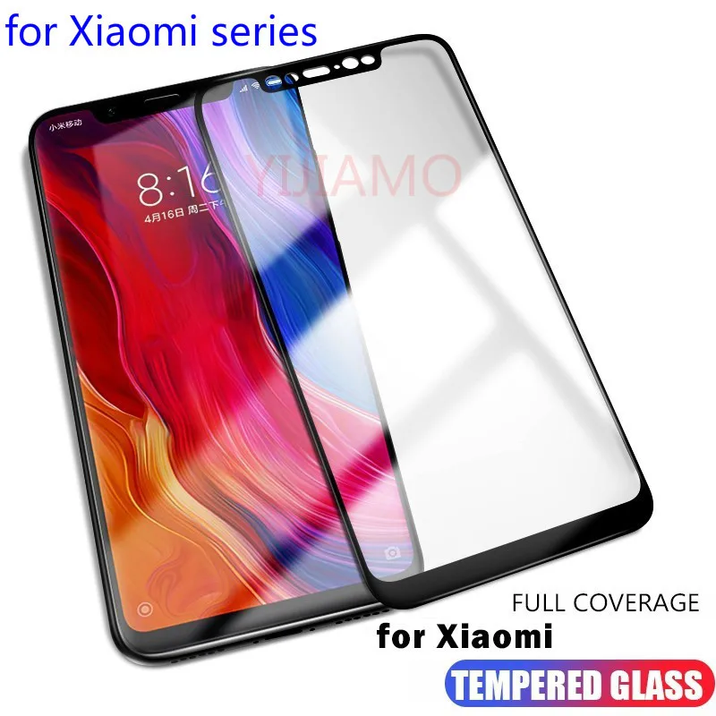 3D полное покрытие закаленное стекло для Xiaomi Pocophone F1 Mi A2 Lite 8 SE Redmi Note 5 Pro Note5 Global Plus