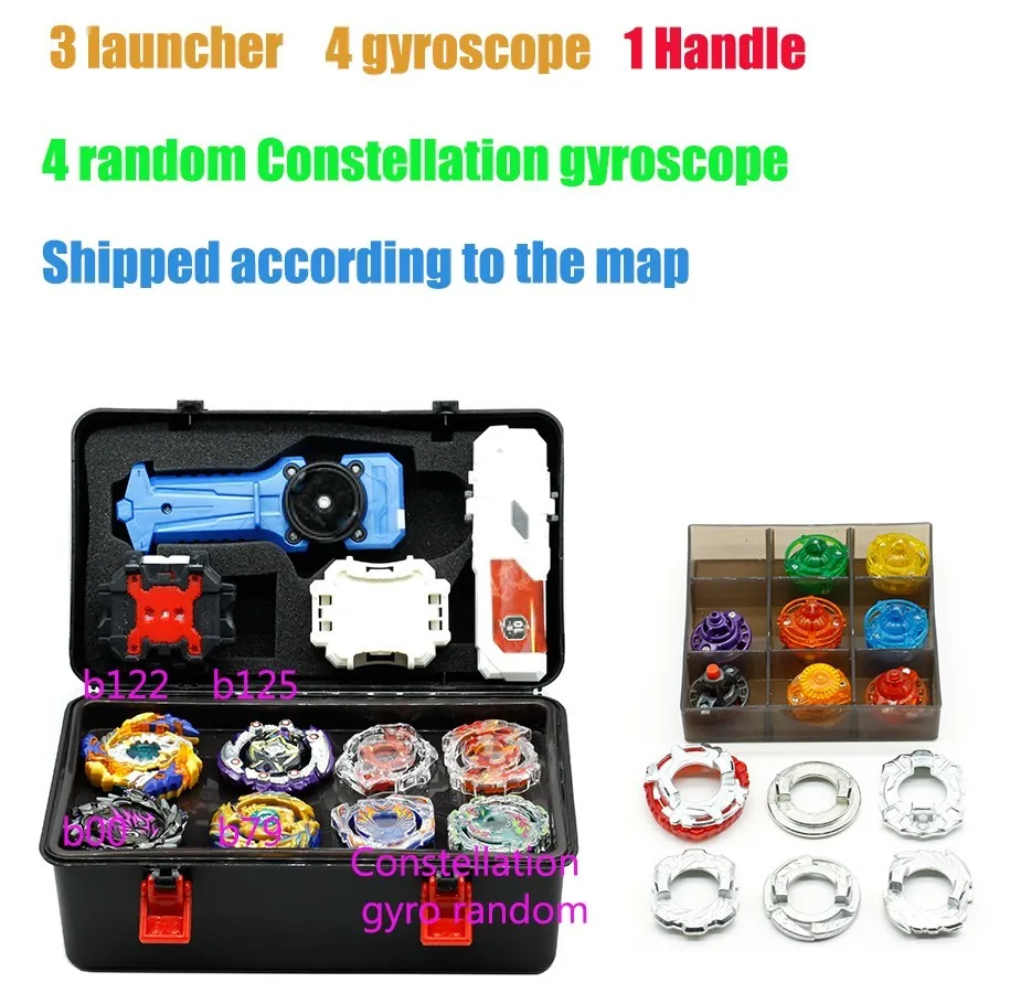 Новый Beyblade Burst Bey Blade игрушка из металла Funsion Bayblade набор коробка для хранения с