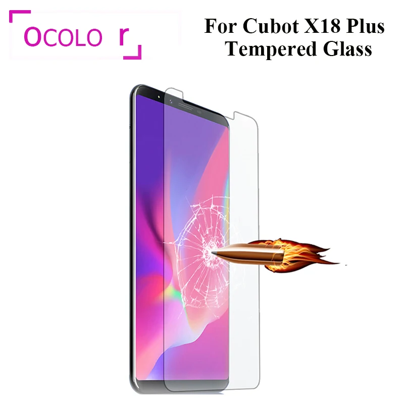 Ocolor для Cubot X18 Plus Закаленное стекло Защитная пленка экрана Замена Простая