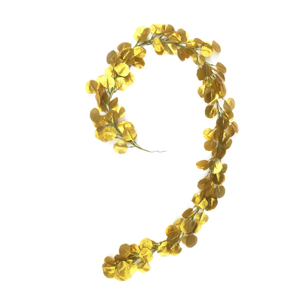 Лоза шелковые цветы Декор растения листья эвкалипта Diy Сад зелень Гирлянда