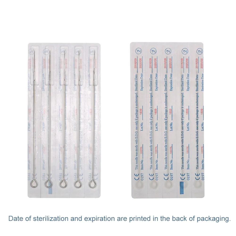 Needle Set 1RL 3RL 5RL 7RL 9RL Stainless Steel Round Liner Professional Permanent Tattoo Tool Kit | Красота и здоровье