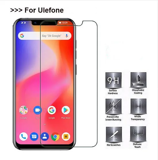 Прозрачная защитная пленка из закаленного стекла для Ulefone power 5 6 3 3S Mix 2 S S9 Pro S10 Note 7