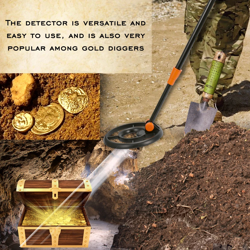 Металлоискатель Подземный цифровой сканер Finder Gold Digger Treasure searing Hunter набор