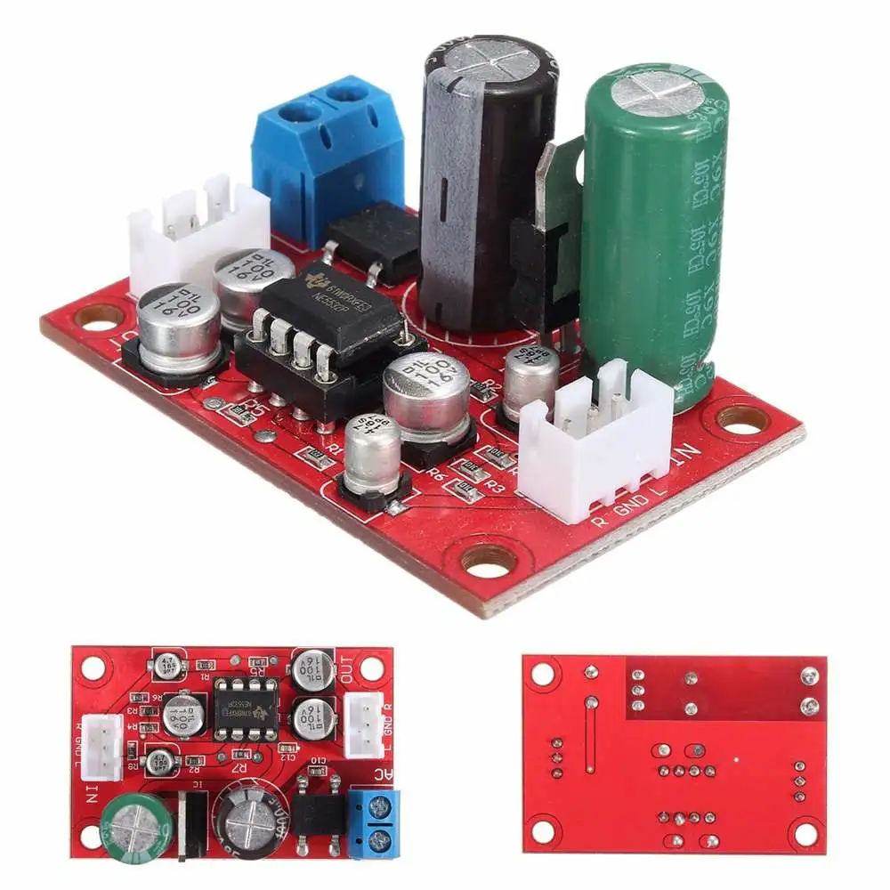 LEORY 3 шт. обновленная DC 9 24V аудио Плата OP AMP микрофонные предусилители плата модуля