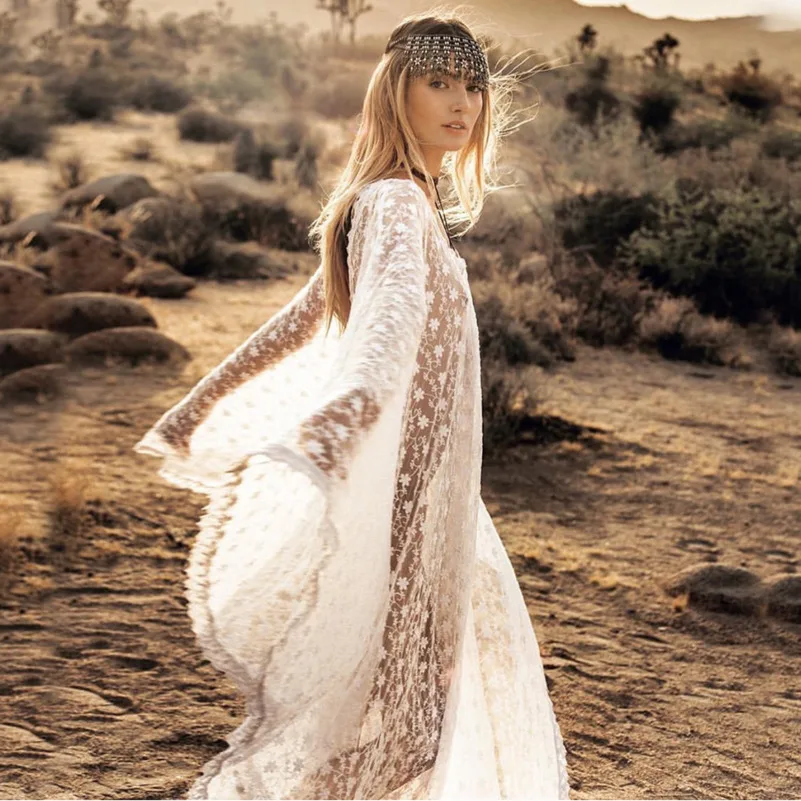 MUXU vestidos лоскутное богемное белое кружевное платье сексуальное прозрачное sukienka