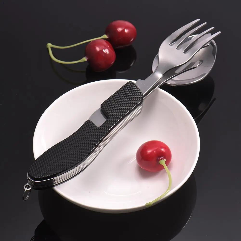 Лидер продаж Multi function Открытый Отдых Пикник столовая посуда нержавеющая сталь