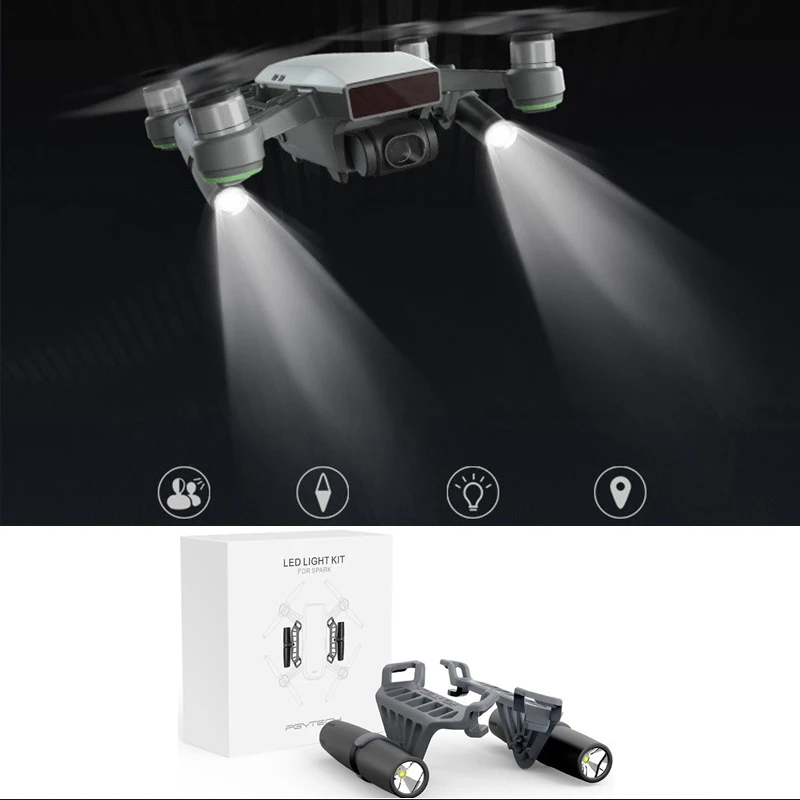 PGYTECH интимные аксессуары для DJI Spark держатель пропеллера/Шасси стояки/посадка Pad/пропеллеры гвардии/держатель пульта дистанционного управления