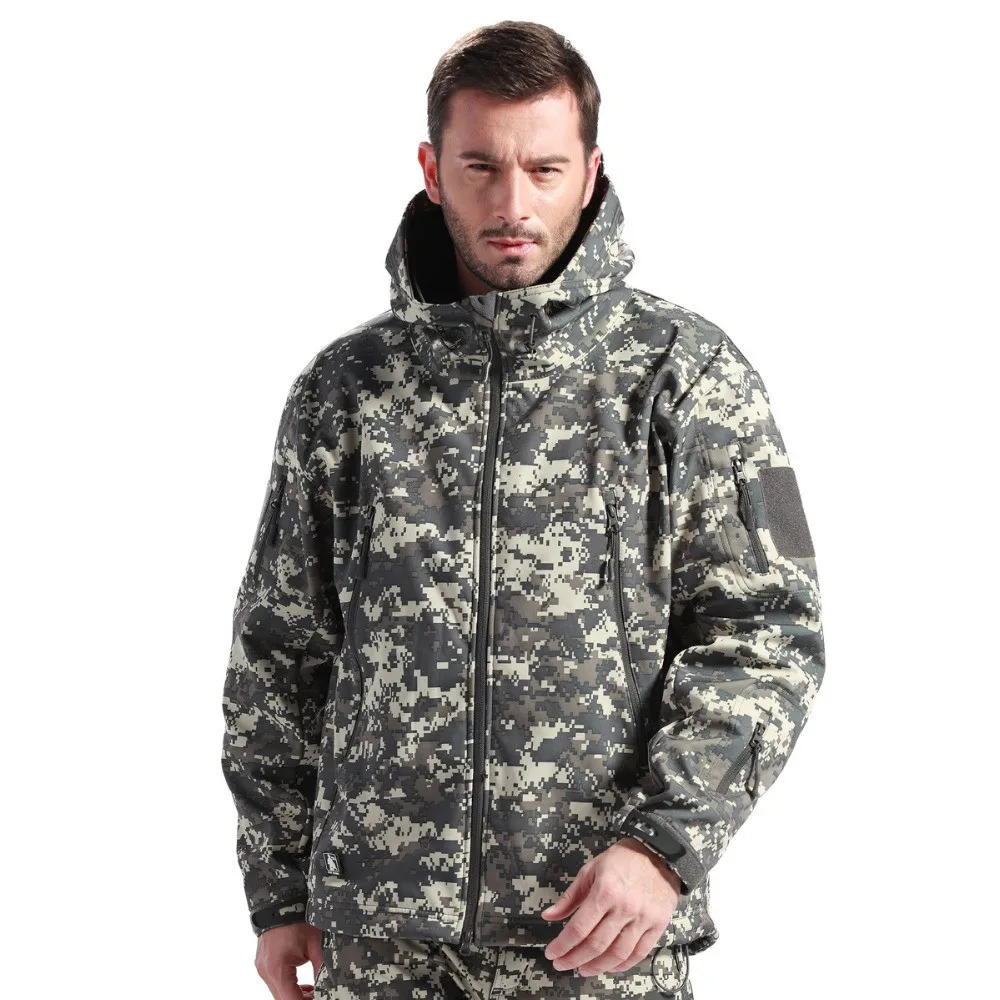 Тактическая камуфляжная куртка Tad 4 0 Gear с мягкой оболочкой для походов Мужская